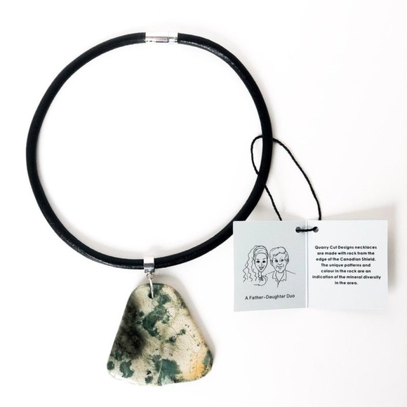 Handmade Stone Pendant Necklace - Picture 1 of 8